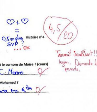 Ces 30 copies d’élèves vous feront sûrement marrer