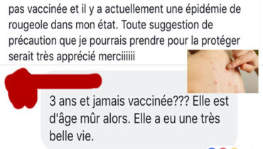 Une Mère Qui N’a Pas Vacciné Sa Fille De 3 Ans Qui A La Rougeole Se Fait Démolir Sur Facebook