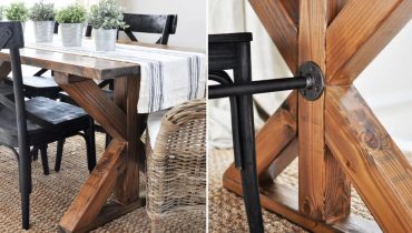 Projets de table de cuisine de ferme bricolage pour les débutants