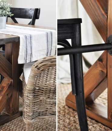 Projets de table de cuisine de ferme bricolage pour les débutants