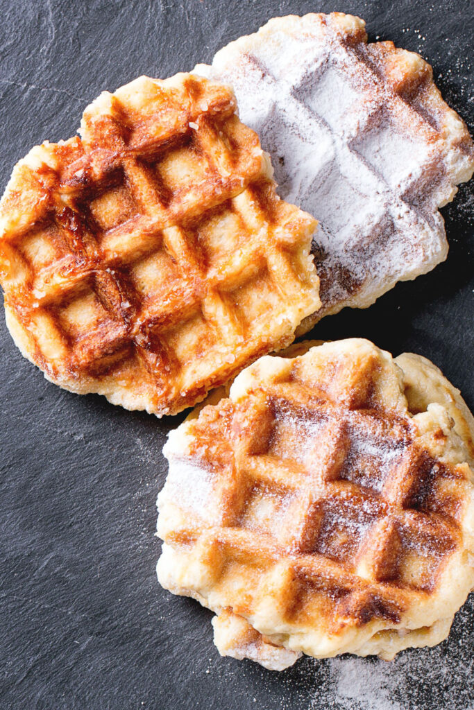 Waffle Cookies with Sugar