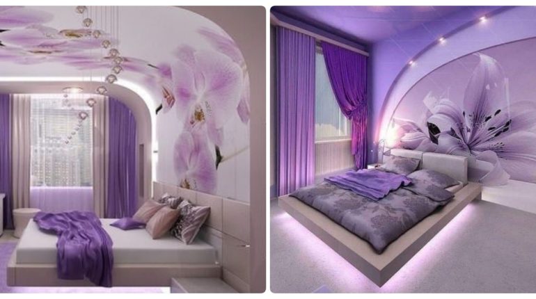 chambre confortables des Designs Home qui surprendront violets vous Zone 