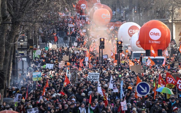 Manifestation contre la réforme des retraites