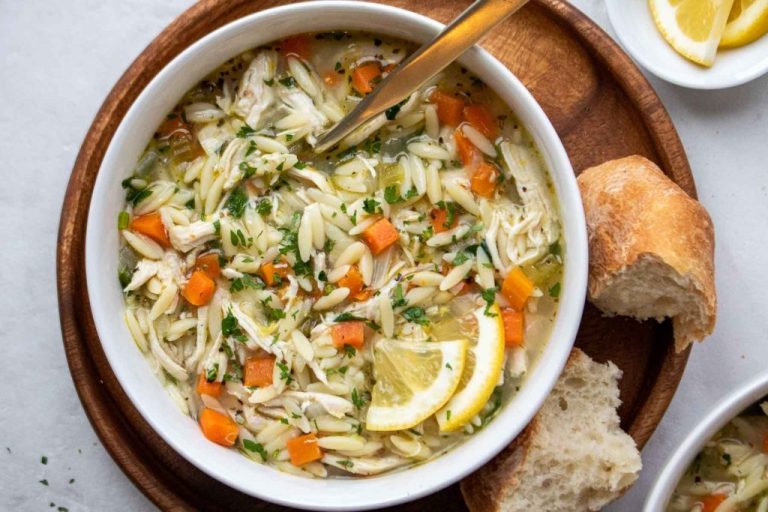 Lemon-Chicken-Orzo-Soup-Stephanie-Kay-Nutrition-e1697469412546-1024×683