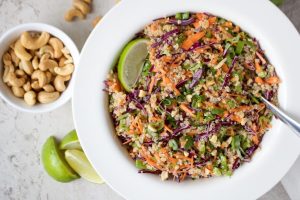 Salade de quinoa asiatique à préparer à l’avance