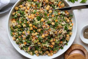 Salade de pois chiches au quinoa