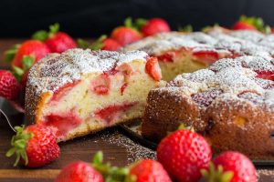 Recette facile de gâteau aux fraises
