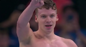 JO : Léon Marchand médaillé d’or, cette photo du champion olympique enfant choque