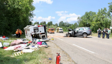 Grave accident voiture/camping-car près de Grenoble : huit blessés dont certains en urgence absolue