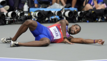 Un champion olympique quitte la piste d’athlétisme mal en point, la raison de son état est à couper le souffle