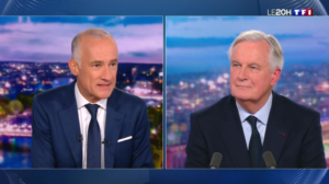 “Qui dit cela ?” : Gilles Bouleau obligé d’élever la voix, Michel Barnier le rembarre manu militari