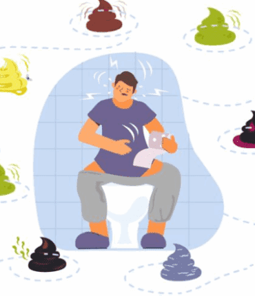 Différentes couleurs et consistances de selles et leur signification