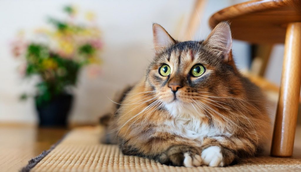 Votre chat vous suit
