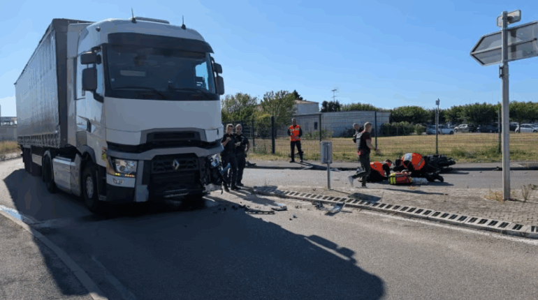 Un jeune homme gravement blessé sur son deux roues après un délit de fuite à Arles