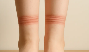 Vos chaussettes laissent des marques sur vos jambes ? Voici ce que cela dit de votre santé