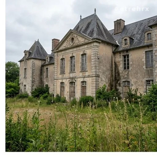 Château de Bity en Corrèze, demeure familiale des Chirac laissée à l'abandon