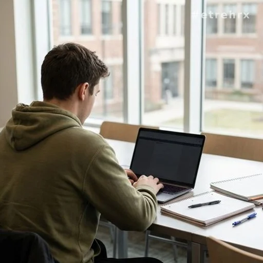 Étudiant accédant à des outils IA gratuits via programme éducatif Claude