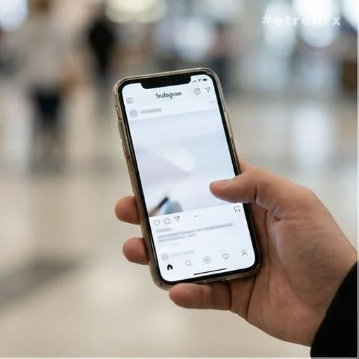 Main tenant un smartphone avec une réponse sur les réseaux sociaux, affaire Daniel Lévi