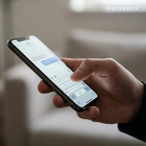 Main tenant un téléphone pour envoyer un message, nouvelles après accident