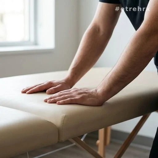 Mains d'une personne en convalescence après un accident physique