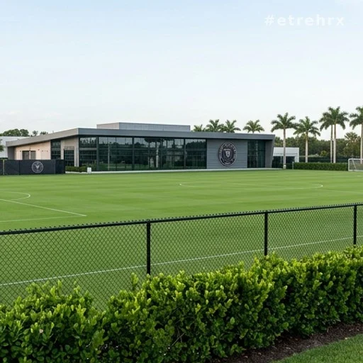 Centre d'entraînement de football professionnel en Floride proche d'une résidence de luxe