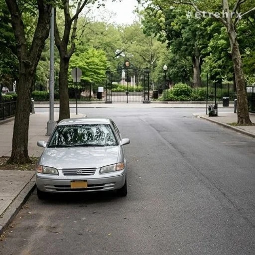 Véhicule garé près d'un parc parisien, interpellation gang vol à la tâche