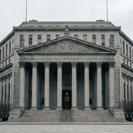 Façade d'un palais de justice, contexte judiciaire de la mise en examen de Patrick Bruel