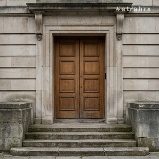 Façade d'un tribunal pour enfants, justice des mineurs après cambriolage avec violence
