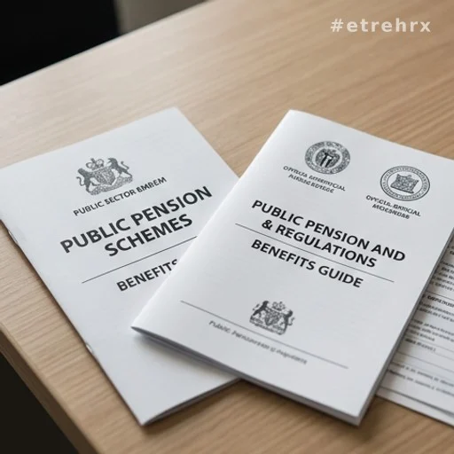 Deux brochures officielles sur les règles de retraite représentant le régime général et la fonction publique